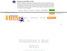 Tablet Screenshot of fondazioneilbene.org